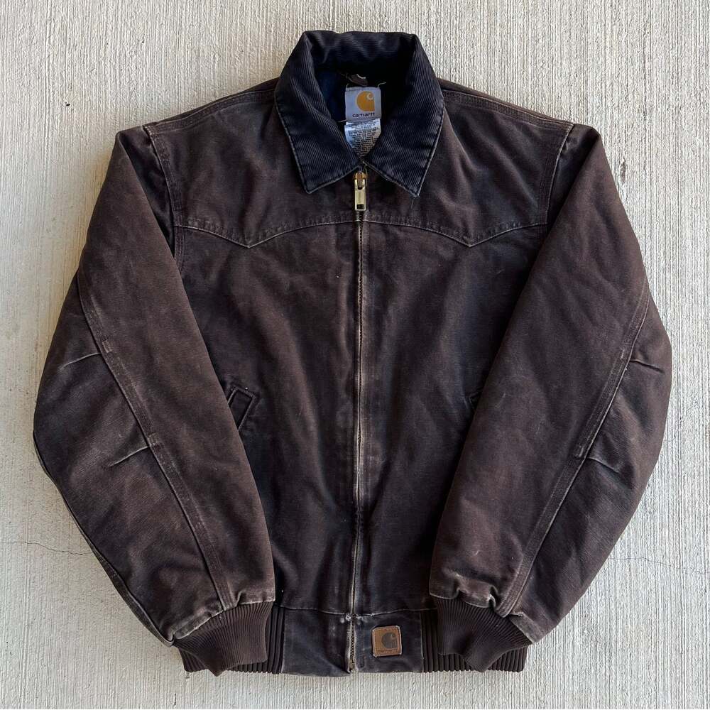 Carhartt J14 DKB brown Santa Fe work wear jacket